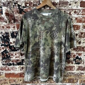 Kryptek Mens XL Short Sleeve Crew Neck Cotton Camo T Shirt